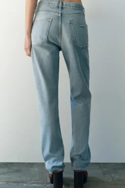 Discount JEANS ZW COLLECTION RELAXED TIRO MEDIO Mujer Jeans