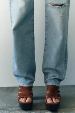 Discount JEANS ZW COLLECTION RELAXED TIRO MEDIO Mujer Jeans