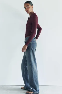 Hot JEANS ZW COLLECTION RELAXED TIRO MEDIO Mujer Jeans