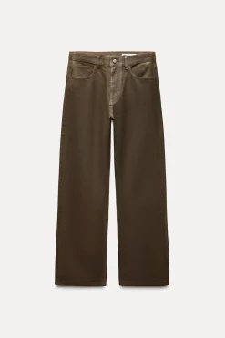 Fashion JEANS ZW COLLECTION RELAXED TIRO MEDIO ENCERADOS Mujer Jeans