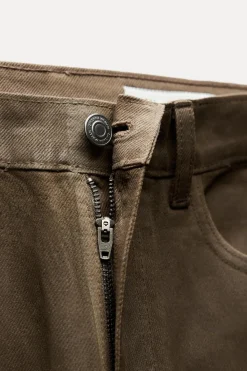 Fashion JEANS ZW COLLECTION RELAXED TIRO MEDIO ENCERADOS Mujer Jeans