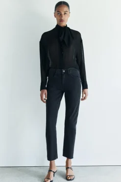 Sale JEANS ZW COLLECTION RELAXED SLIM TIRO MEDIO Mujer Jeans