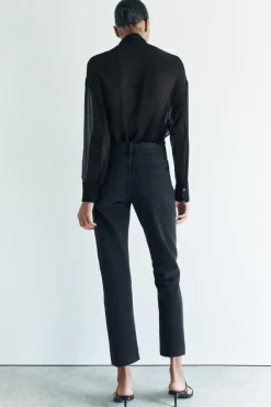 Sale JEANS ZW COLLECTION RELAXED SLIM TIRO MEDIO Mujer Jeans