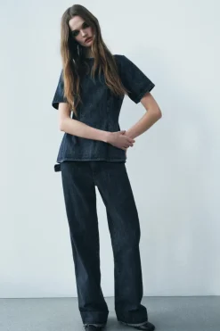 Fashion JEANS ZW COLLECTION RELAXED TIRO MEDIO Mujer Jeans