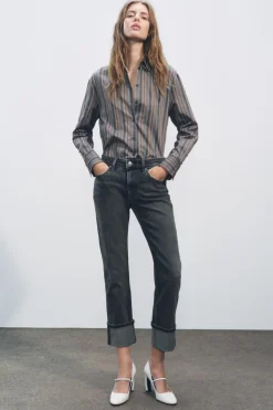 Discount JEANS ZW COLLECTION SLIM TIRO MEDIO Mujer Jeans