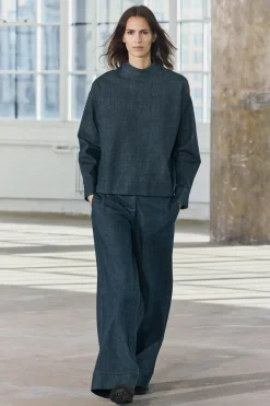 New JEANS ZW COLLECTION WIDE LEG TIRO MEDIO Mujer Jeans