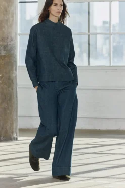 New JEANS ZW COLLECTION WIDE LEG TIRO MEDIO Mujer Jeans