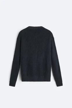 Hot JERSEY 100 % LINO PUNTO PERLADO Hombre Jerséis / Chaquetas