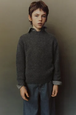 Niños ZARA 6 - 14 Años·Punto<JERSEY 100% CASHMERE LISO