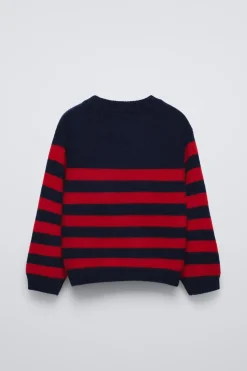 Niños ZARA 6 - 14 Años·Punto<JERSEY 100% CASHMERE RAYAS