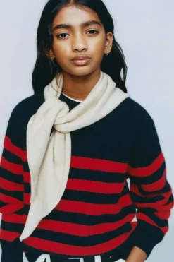 Niños ZARA 6 - 14 Años·Punto<JERSEY 100% CASHMERE RAYAS