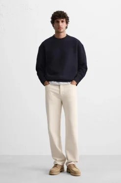 Hot JERSEY 100% LANA CROPPED FIT Hombre Jerséis / Chaquetas