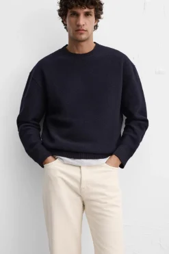 Hot JERSEY 100% LANA CROPPED FIT Hombre Jerséis / Chaquetas