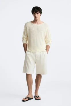 Clearance JERSEY 100% LINO Hombre Jerséis / Chaquetas