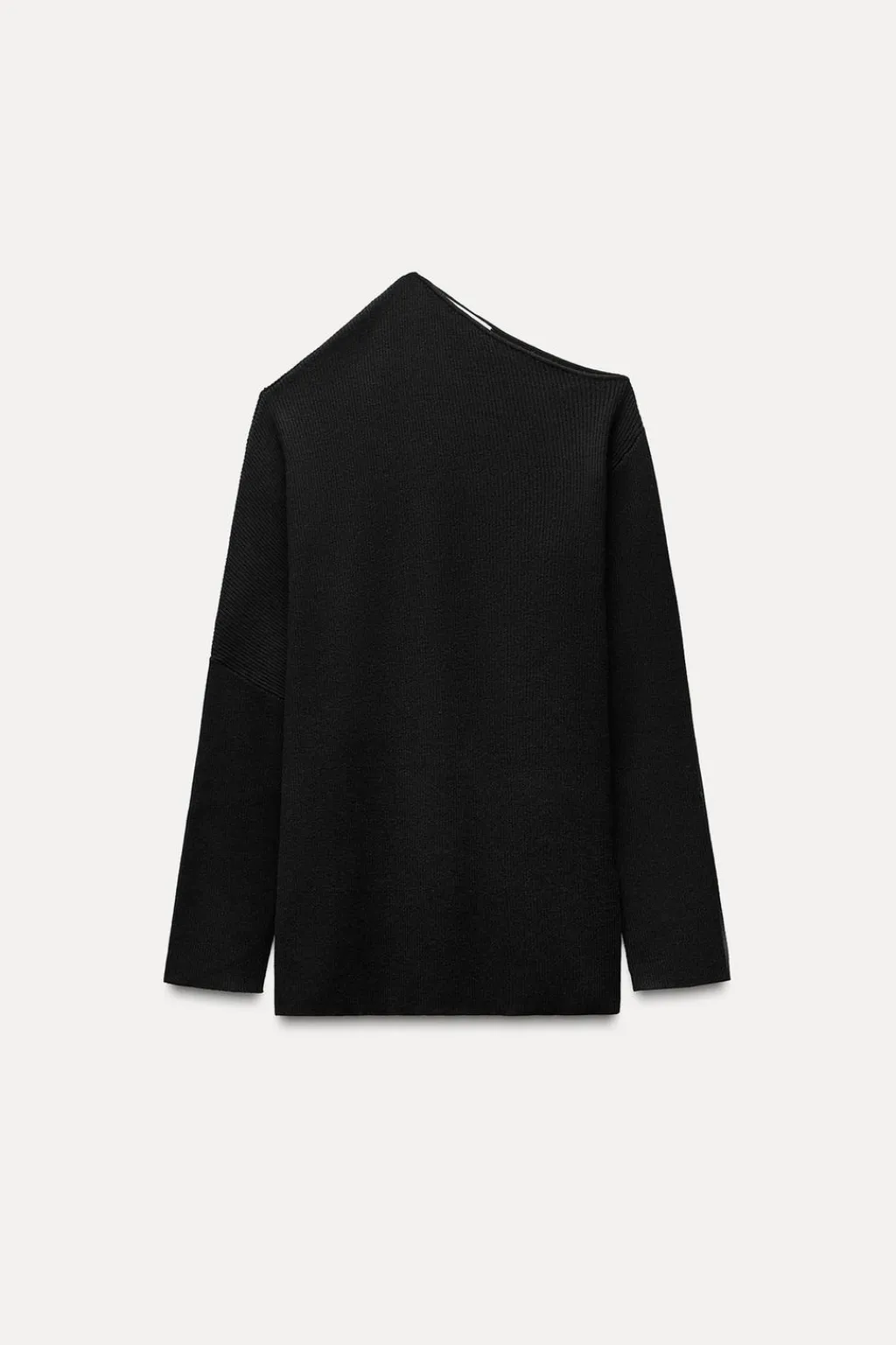 Online JERSEY ASIMÉTRICO PUNTO RIB Mujer Cárdigan / Jerséis|Punto