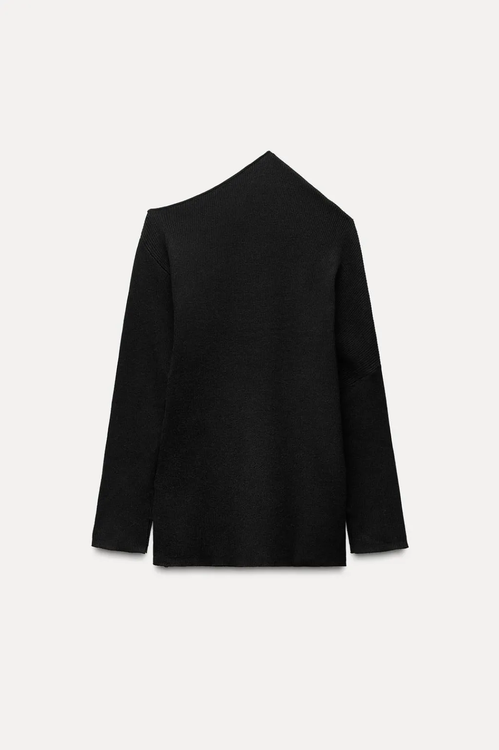 Online JERSEY ASIMÉTRICO PUNTO RIB Mujer Cárdigan / Jerséis|Punto