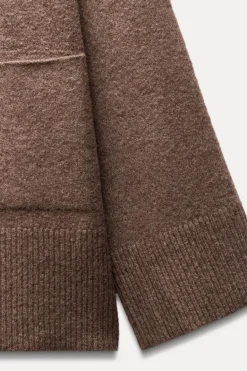 Fashion JERSEY BOLSILLO PUNTO LISO Mujer Cárdigan / Jerséis|Punto