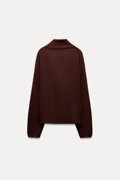 Sale JERSEY BROCHE CON LANA Mujer Cárdigan / Jerséis|Punto