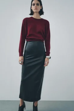 New JERSEY BÁSICO 100% CASHMERE Mujer Cárdigan / Jerséis|Punto