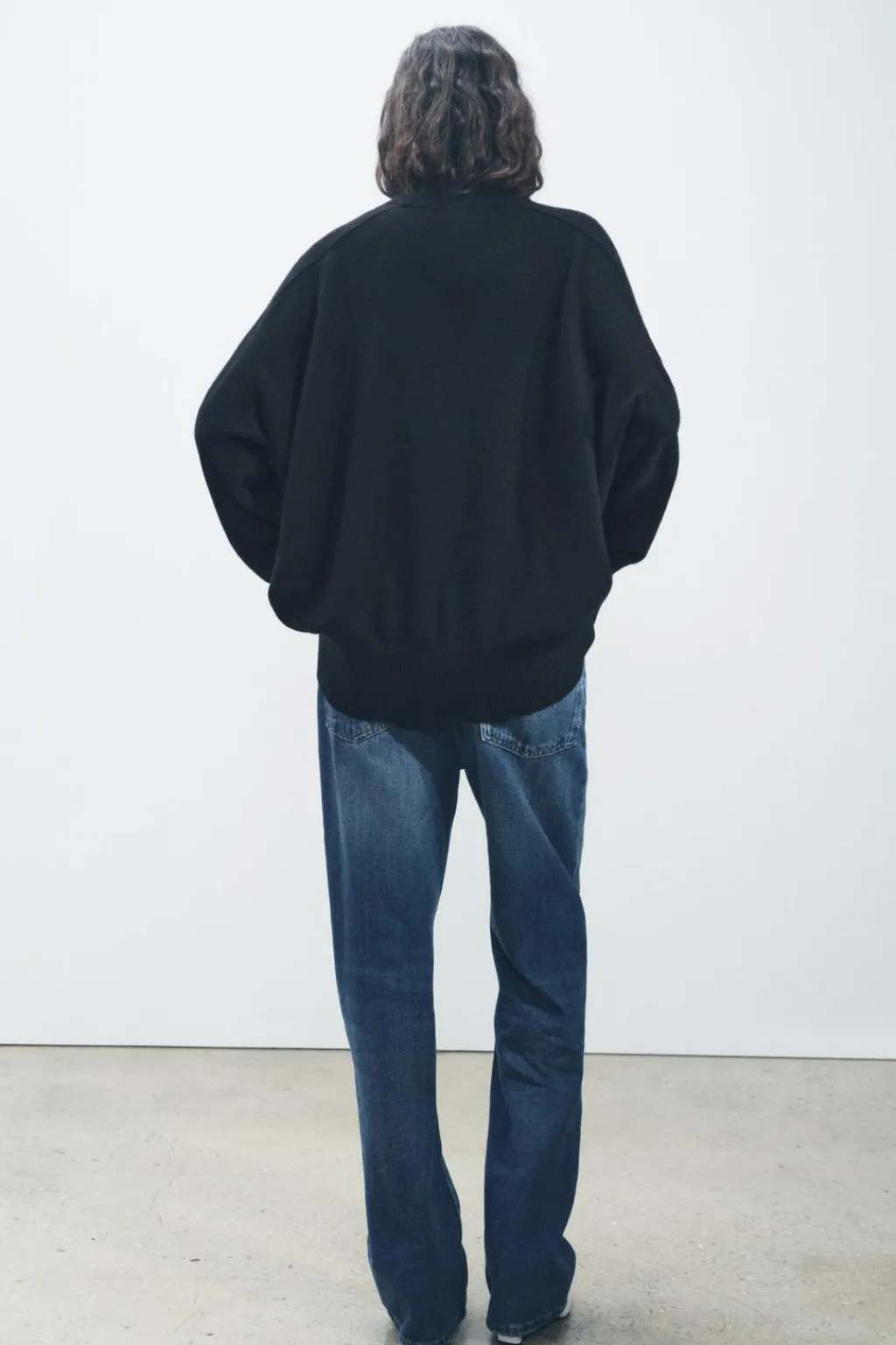 Outlet JERSEY BÁSICO 100% LANA Mujer Cárdigan / Jerséis|Punto