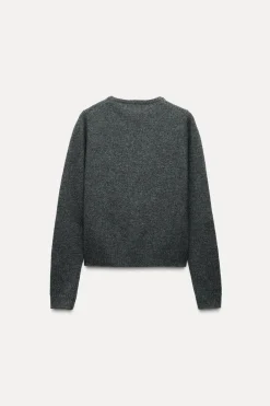 Online JERSEY BÁSICO 100% LANA Mujer Cárdigan / Jerséis|Punto