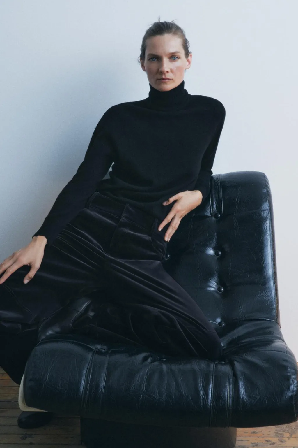 New JERSEY BÁSICO 100% LANA CUELLO SUBIDO Mujer Cárdigan / Jerséis|Punto