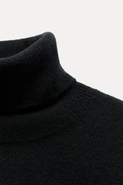 New JERSEY BÁSICO 100% LANA CUELLO SUBIDO Mujer Cárdigan / Jerséis|Punto