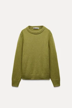 Fashion JERSEY BÁSICO CON CASHMERE Y LANA Mujer Cárdigan / Jerséis|Punto