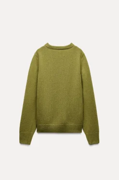 Fashion JERSEY BÁSICO CON CASHMERE Y LANA Mujer Cárdigan / Jerséis|Punto