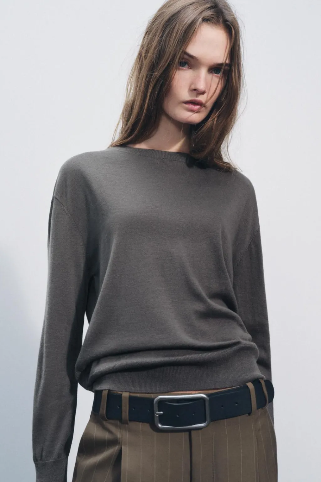 Online JERSEY BÁSICO CON LANA Mujer Cárdigan / Jerséis|Punto