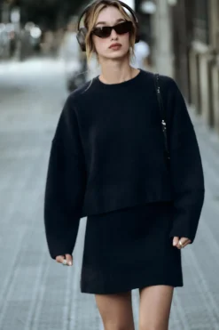 Clearance JERSEY BÁSICO PUNTO LISO Mujer Cárdigan / Jerséis|Punto