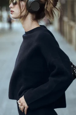 Clearance JERSEY BÁSICO PUNTO LISO Mujer Cárdigan / Jerséis|Punto