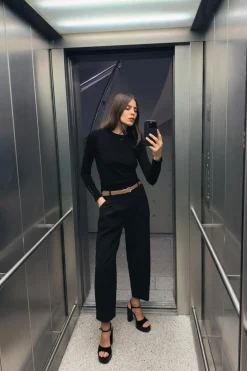 Sale JERSEY BÁSICO PUNTO LISO Mujer Cárdigan / Jerséis|Punto