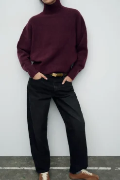 Best JERSEY BÁSICO PUNTO SOFT Mujer Cárdigan / Jerséis|Punto