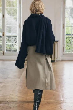 Discount JERSEY BUFANDA CON LANA Mujer Cárdigan / Jerséis|Punto