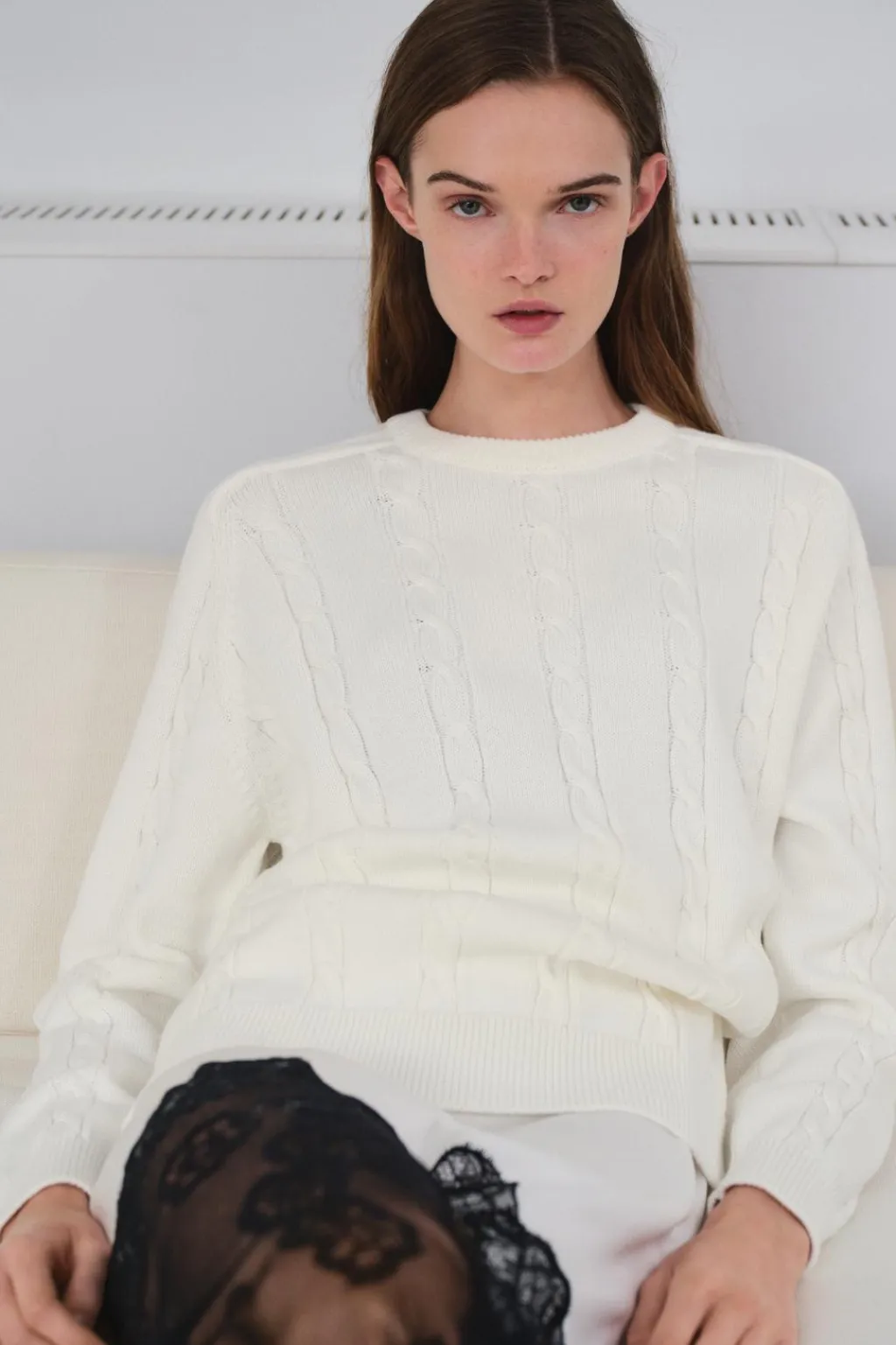 Hot JERSEY CABLES PUNTO Mujer Cárdigan / Jerséis|Punto