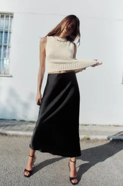 Hot JERSEY CHALECO CADENA PUNTO Mujer Cárdigan / Jerséis|Punto