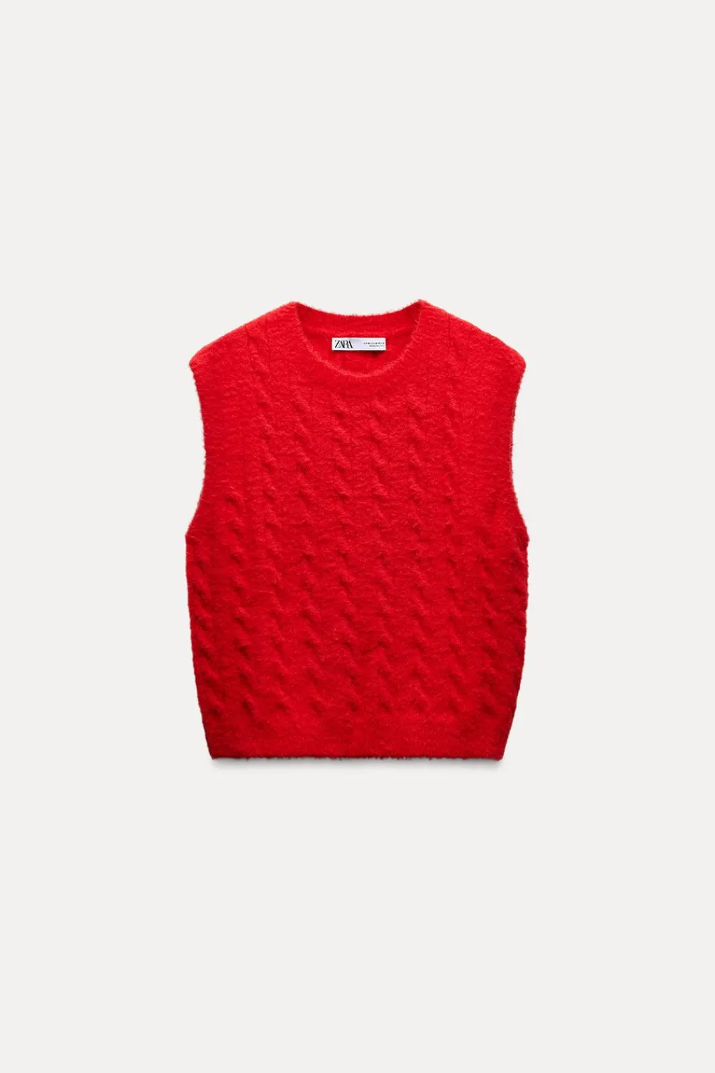 Hot JERSEY CHALECO PUNTO CABLES TACTO SUAVE Mujer Cárdigan / Jerséis|Punto