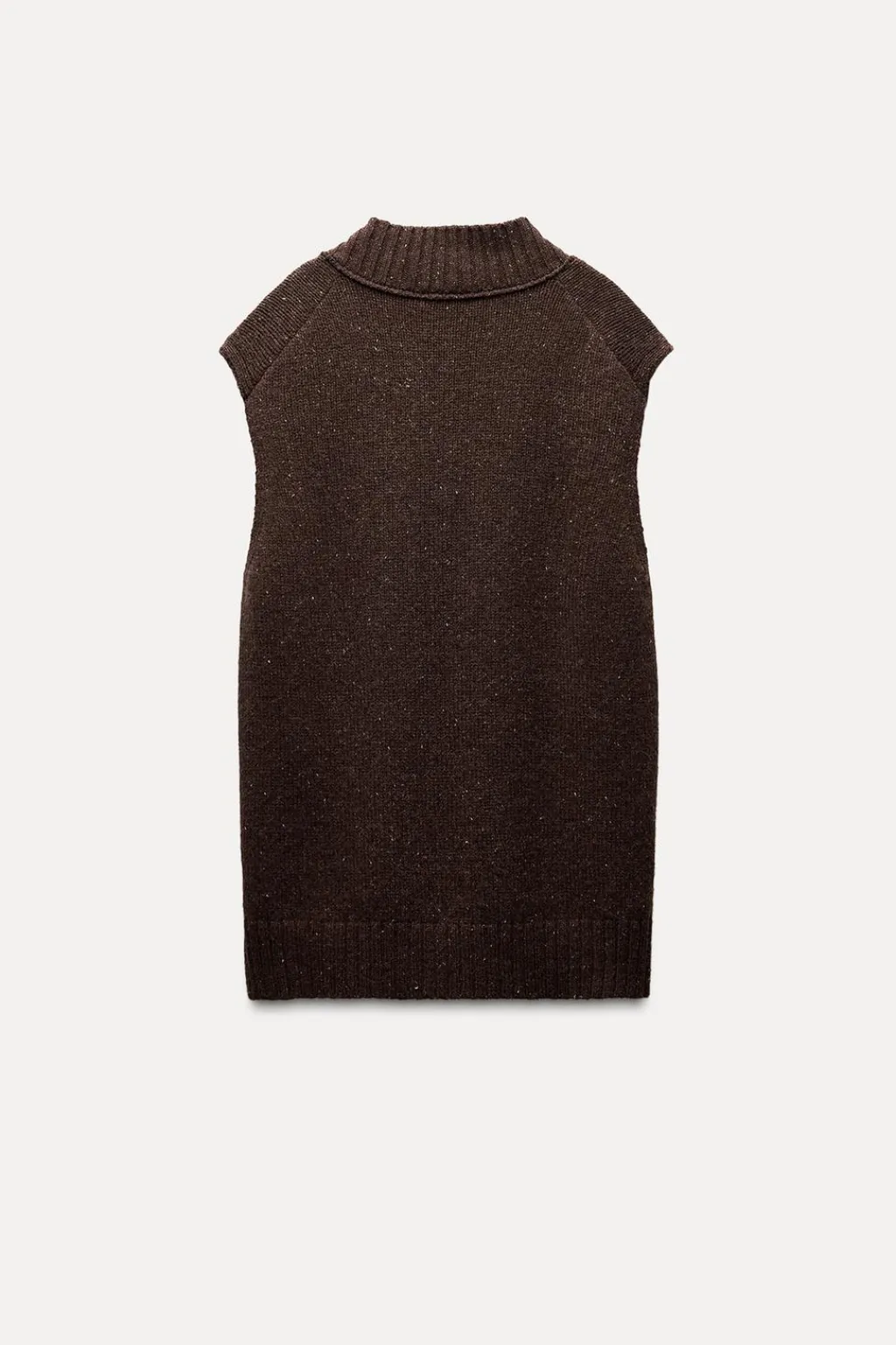 Hot JERSEY CHALECO PUNTO CUELLO PICO Mujer Cárdigan / Jerséis|Punto