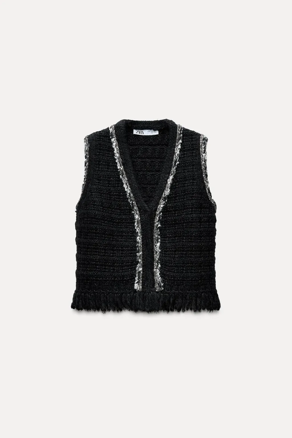 Hot JERSEY CHALECO PUNTO DESFLECADO Mujer Cárdigan / Jerséis|Punto