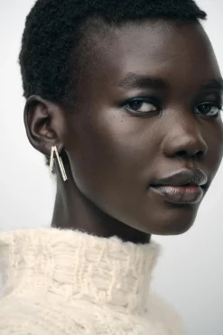 Outlet JERSEY CHALECO PUNTO ESTRUCTURA Mujer Cárdigan / Jerséis|Punto