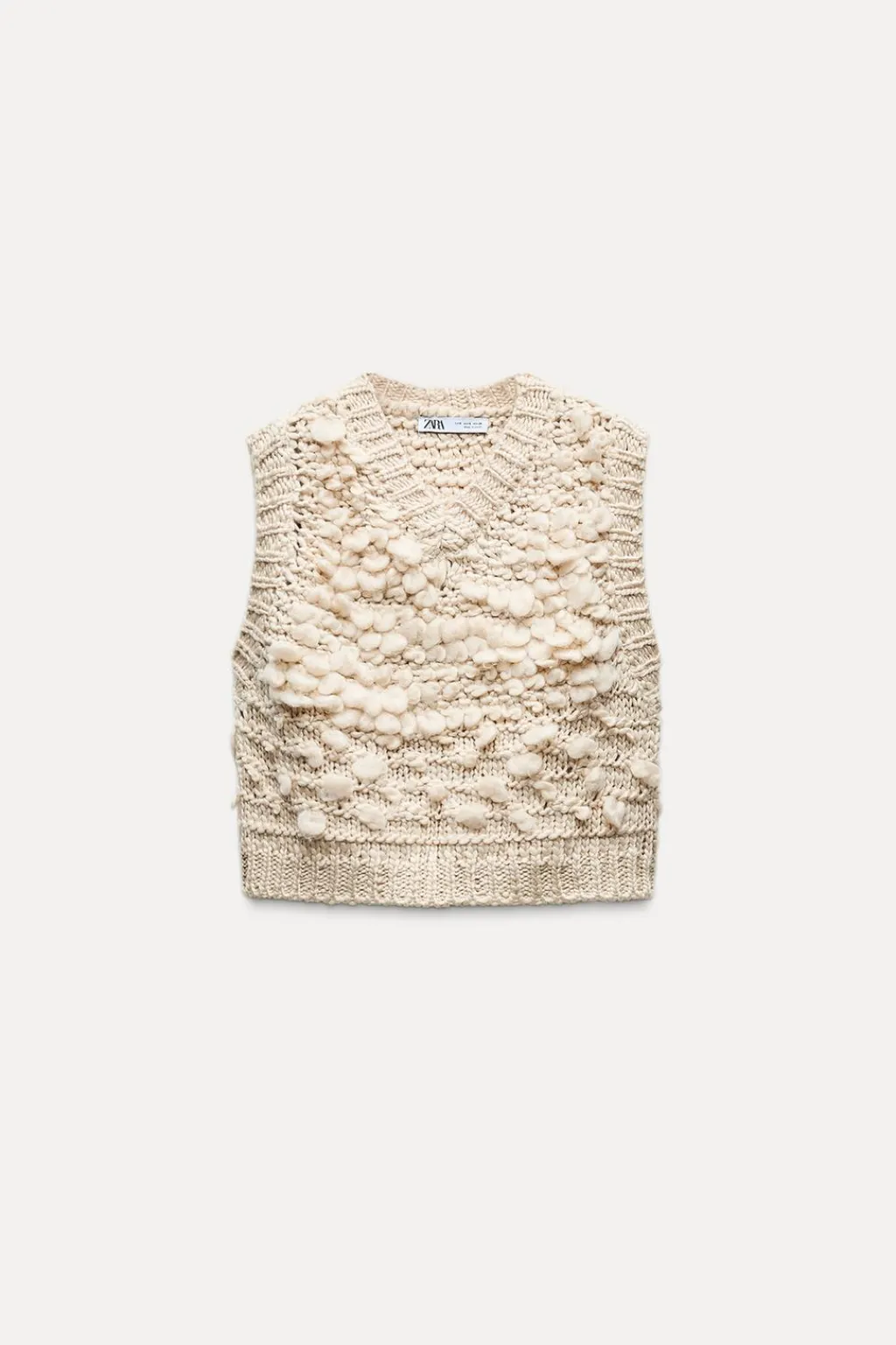 Fashion JERSEY CHALECO PUNTO ESTRUCTURA Mujer Cárdigan / Jerséis|Punto