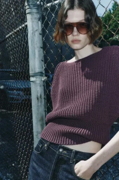 Online JERSEY CHALECO PUNTO GRUESO Mujer Cárdigan / Jerséis|Punto