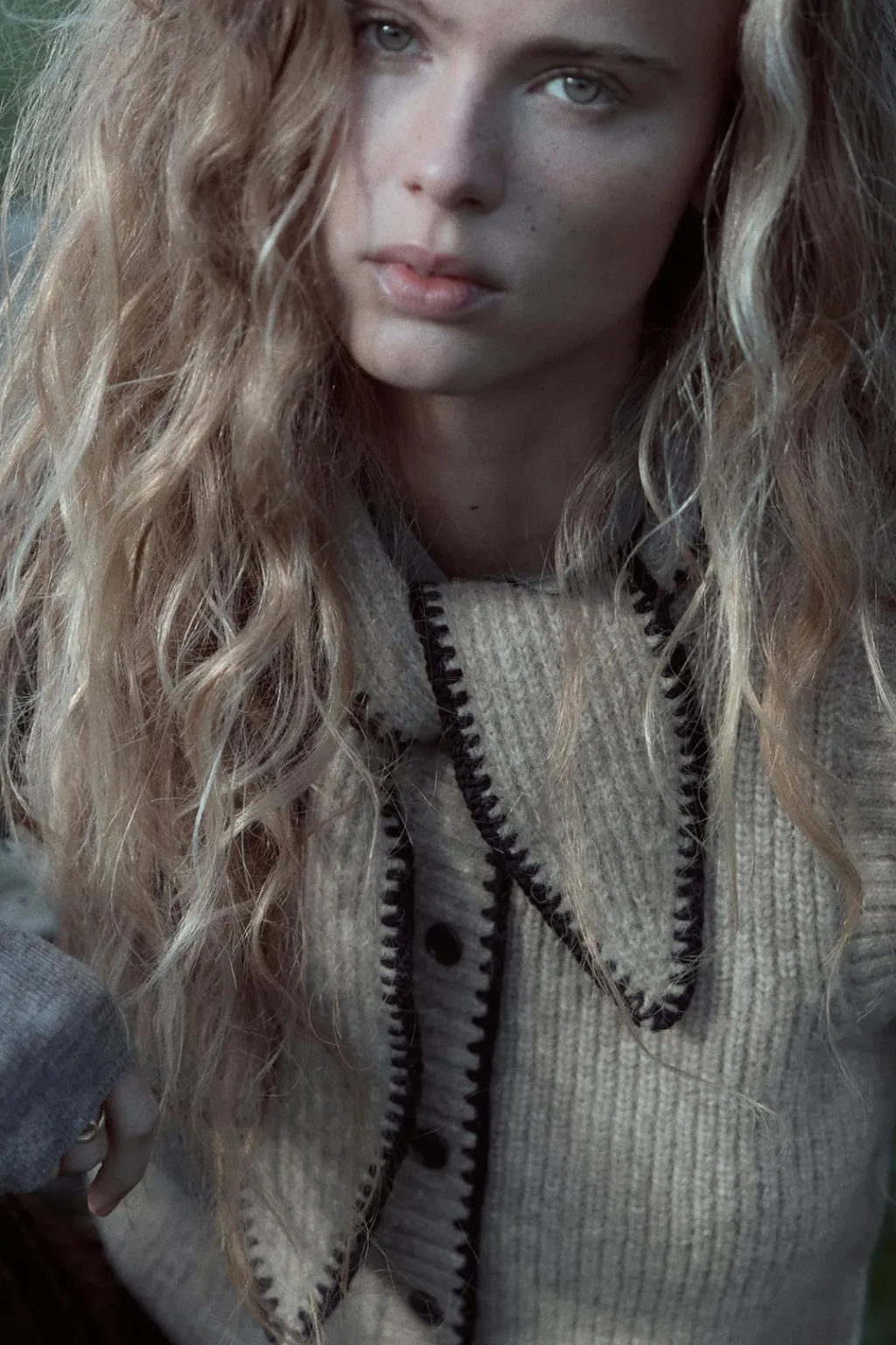 New JERSEY CHALECO PUNTO LAZO Mujer Cárdigan / Jerséis|Punto