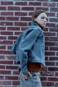 Best JERSEY CHALECO PUNTO LISO CUELLO SUBIDO Mujer Cárdigan / Jerséis|Punto