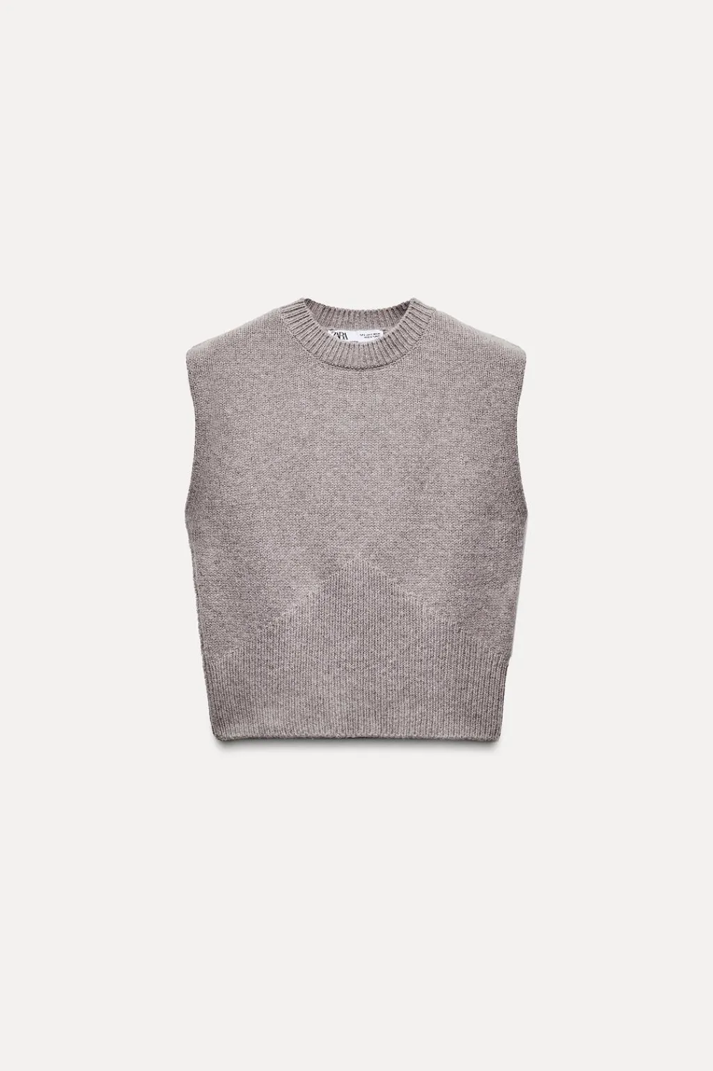 Outlet JERSEY CHALECO PUNTO LISO CON LANA Mujer Cárdigan / Jerséis|Punto