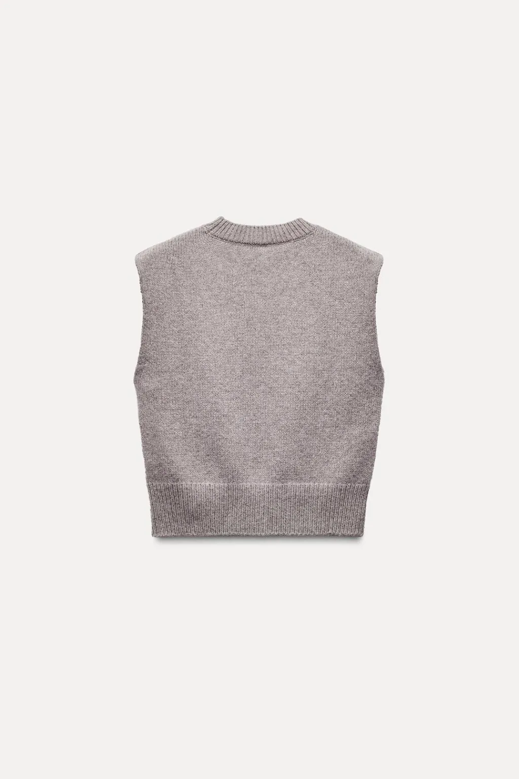 Outlet JERSEY CHALECO PUNTO LISO CON LANA Mujer Cárdigan / Jerséis|Punto