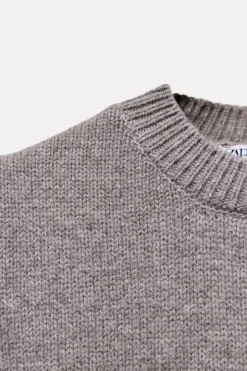 Outlet JERSEY CHALECO PUNTO LISO CON LANA Mujer Cárdigan / Jerséis|Punto