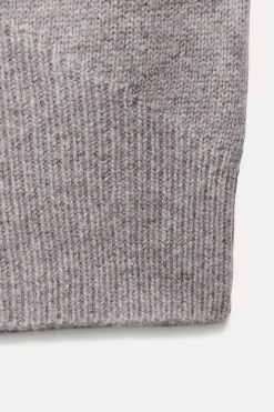 Outlet JERSEY CHALECO PUNTO LISO CON LANA Mujer Cárdigan / Jerséis|Punto