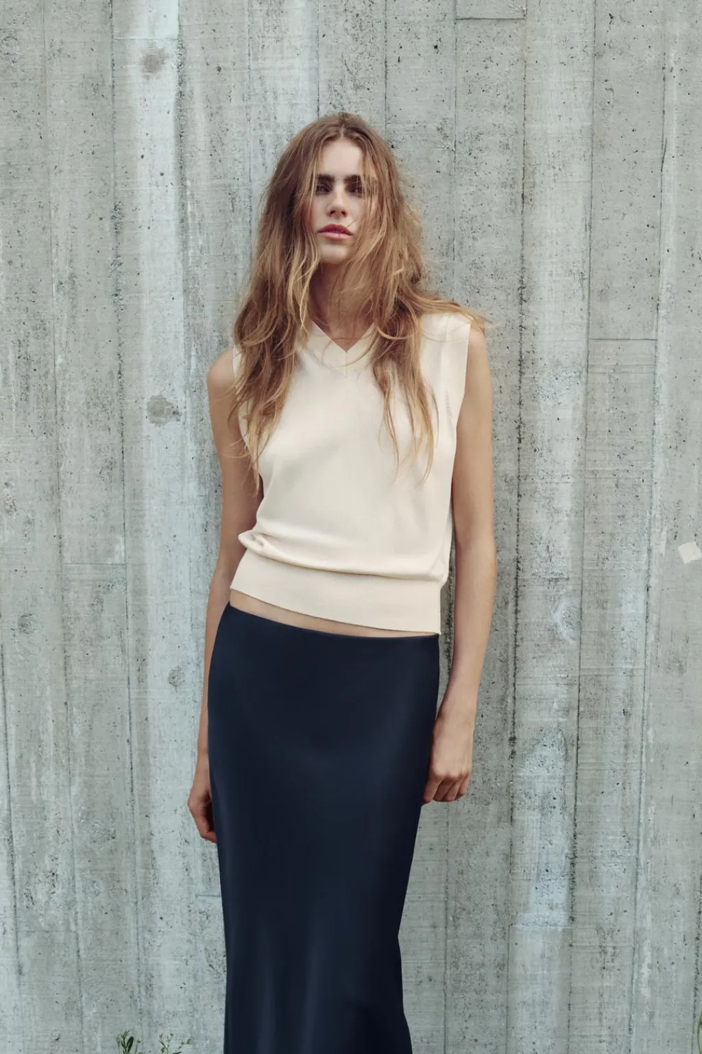 Fashion JERSEY CHALECO PUNTO LISO Mujer Cárdigan / Jerséis|Punto